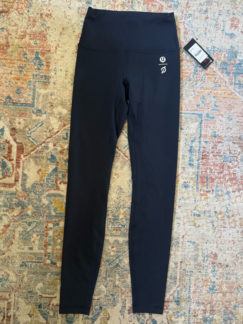 Lululemon x Peloton Wunder Train High Rise Leggings in Navy Blue